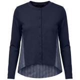 Load image into Gallery viewer, Ladies Cropped Cotton Cardigan Shirt Combo
