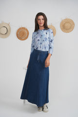 Load image into Gallery viewer, Ladies Maxi Knife Pleated Skirt
