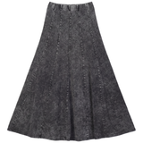Load image into Gallery viewer, Ladies Mineral Wash Panel Maxi Skirt
