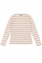 Load image into Gallery viewer, Ladies Striped V Neck Tee
