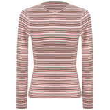 Load image into Gallery viewer, Ladies Striped V Neck Tee
