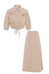 Load image into Gallery viewer, Ladies Linen Maxi Set
