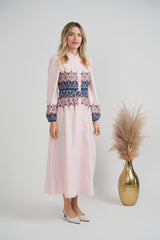 Load image into Gallery viewer, Ladies Cotton Midi Printed Dress
