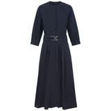 Load image into Gallery viewer, Ladies Midi Double Belt Dress

