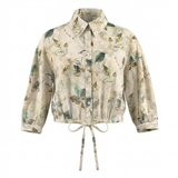 Load image into Gallery viewer, Ladies Linen Printed Blouse
