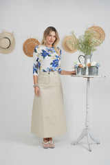 Load image into Gallery viewer, Ladies Printed Cotton Tee
