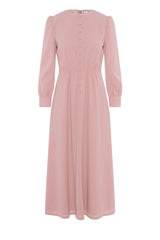 Load image into Gallery viewer, Ladies Linen Midi Button Dress

