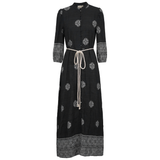 Load image into Gallery viewer, Ladies Printed Linen Maxi Dress

