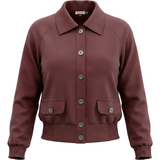 Load image into Gallery viewer, Ladies Cropped Cotton Bomber Jacket
