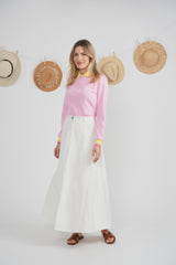 Load image into Gallery viewer, Ladies Cotton Maxi A Line Skirt
