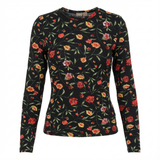 Load image into Gallery viewer, Ladies V Neck Printed Tee
