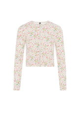 Load image into Gallery viewer, Ladies Floral Zipper Tee
