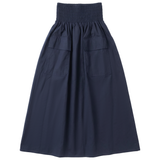 Load image into Gallery viewer, Ladies Midi Smocked Pocket Skirt
