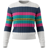 Load image into Gallery viewer, Ladies Ribbed Stripped Sweater
