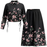 Load image into Gallery viewer, Ladies Twill Floral Set
