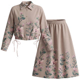 Load image into Gallery viewer, Ladies Twill Floral Set

