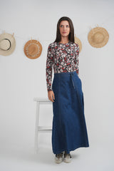 Load image into Gallery viewer, Ladies Printed Long Sleeve Tee
