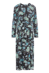 Load image into Gallery viewer, Ladies Printed Chiffon Tie Dress
