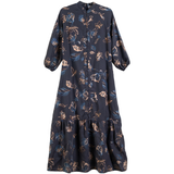 Load image into Gallery viewer, Ladies Printed Chiffon Tiered Midi Dress
