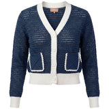 Load image into Gallery viewer, Ladies Crochet Knit Cardigan

