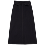 Load image into Gallery viewer, Ladies Maxi Twill Pocket Skirt
