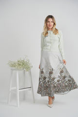 Load image into Gallery viewer, Ladies Printed Maxi Skirt Set
