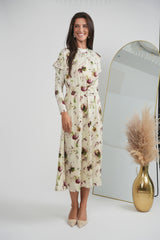 Load image into Gallery viewer, Ladies Printed Midi Dress Set
