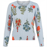 Load image into Gallery viewer, Ladies Printed Cable Sweater
