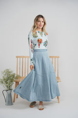 Load image into Gallery viewer, Ladies Printed Cable Sweater
