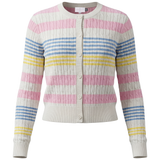 Load image into Gallery viewer, Ladies Striped Cable Knit Cardigan
