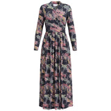 Load image into Gallery viewer, Ladies Mock Wrap Maxi Dress
