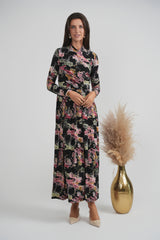 Load image into Gallery viewer, Ladies Mock Wrap Maxi Dress
