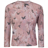 Load image into Gallery viewer, Ladies Short Henley Tee 3/4 Sleeve
