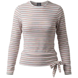 Load image into Gallery viewer, Ladies Striped Wrap Tee

