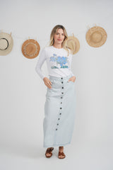 Load image into Gallery viewer, Ladies Graphic Long Sleeve Tee
