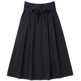 Load image into Gallery viewer, Ladies Cotton Midi Pleated Skirt
