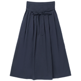 Load image into Gallery viewer, Ladies Cotton Midi Pleated Skirt
