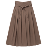 Load image into Gallery viewer, Ladies Cotton Midi Pleated Skirt
