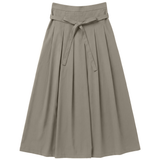 Load image into Gallery viewer, Ladies Cotton Midi Pleated Skirt
