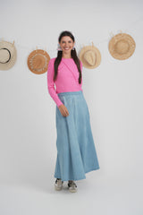 Load image into Gallery viewer, Ladies Ribbed Wrap Tee

