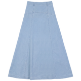 Load image into Gallery viewer, Ladies Maxi Denim Shaped Ulla Skirt
