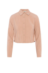 Load image into Gallery viewer, Ladies Copper Tencel Cropped Bungee Blouse
