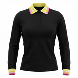 Load image into Gallery viewer, Ladies Striped Collar Tee
