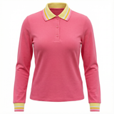 Load image into Gallery viewer, Ladies Striped Collar Tee
