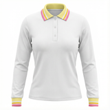 Load image into Gallery viewer, Ladies Striped Collar Tee
