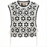 Load image into Gallery viewer, Ladies Brocade Tie Vest
