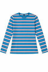 Load image into Gallery viewer, Ladies Striped V Neck Tee
