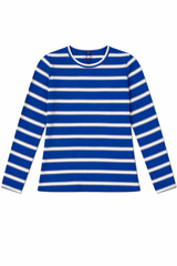 Load image into Gallery viewer, Ladies Striped V Neck Tee
