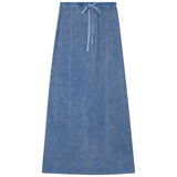 Load image into Gallery viewer, Ladies Mineral Wash Straight Maxi Skirt
