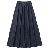 Load image into Gallery viewer, Ladies Maxi Panel Denim Pull On Skirt
